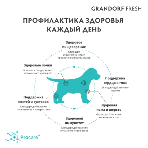 Сухой корм Grandorf Fresh Dog Lamb & Sweet Potato для щенков всех пород беременных и кормящих собак беззерновой ягненок, с бататом, 10 кг фото 4