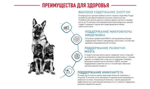 Сухой корм Royal Canin Maxi Puppy для щенков, 15 кг фото 15