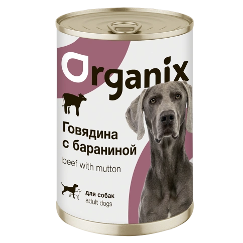 Влажный корм Organix Preventive Line Beef & Mutton для собак, с говядиной и бараниной, 410 г фото 1