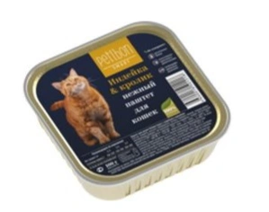 Влажный корм Petibon Smart Turkey & Rabbit для кошек, паштет, с индейкой и кроликом, 100 г фото 1
