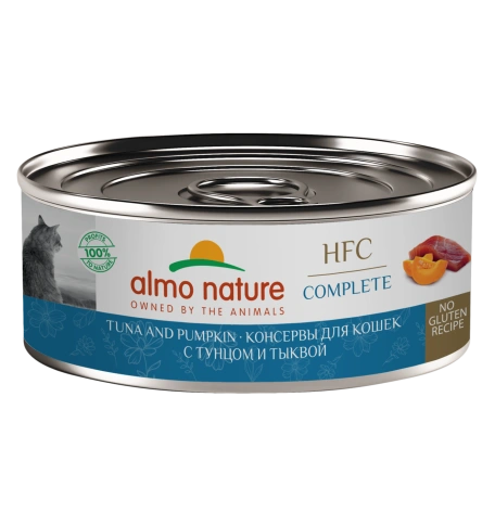 Влажный корм Almo Nature Tuna & Pumpkin для кошек, с тунцом и тыквой, 100 г фото 1