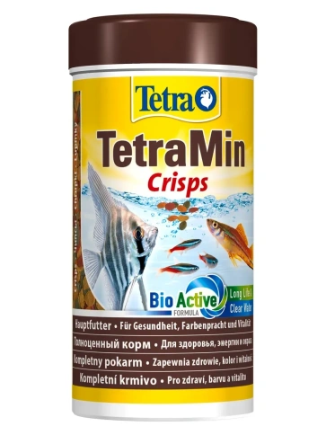 Корм для рыб Tetra Min Crisps основной для всех видов декоративных рыб, 250 мл фото 1