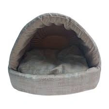 Домик Homepet Indigo Steel для домашних животных, №1 эстрада нежно-голубой с золотом, 38 см х 35 см х 27 см фото 1