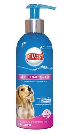 Шампунь Cliny для щенков, бережная забота, 200 мл фото 1