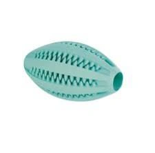 Игрушка NOBBY для собак, Мяч-Регби Dental дисплей, резина, 12 шт, 11 см х 6 см фото 1