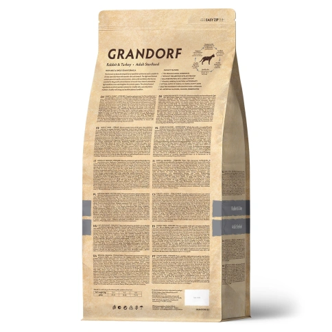 Сухой корм Grandorf Rabbit & Turkey Sterilised для стерилизованных кошек, с кроликом и индейкой, 8 кг фото 2