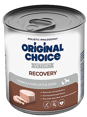 Влажный корм ORIGINAL CHOICE Veterinary Diet Recovery Dog & Cat, 525 г фото 1