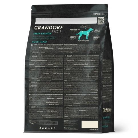 Сухой корм Grandorf Fresh Dog Salmon & Sweet Potato для взрослых собак крупных пород лосось, с бататом, 3 кг фото 2