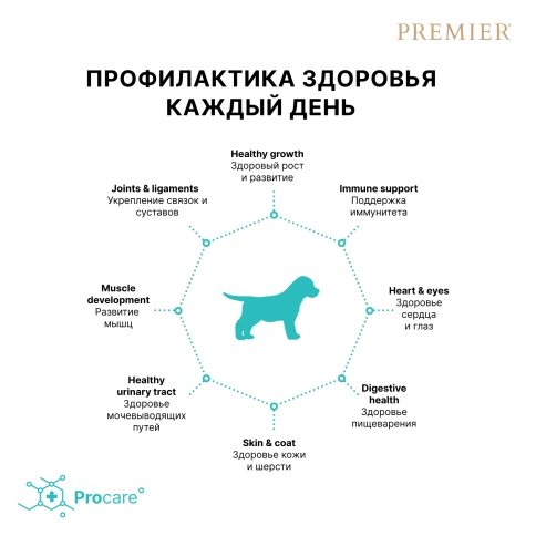 Сухой корм Premier Dog Turkey Puppy для щенков всех пород, с индейкой, 1 кг фото 4