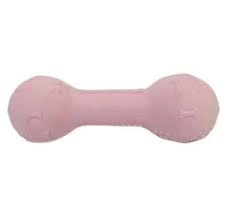 Игрушка Homepet Foam TPR Puppy для собак, гантель розовая, 12 см фото 1