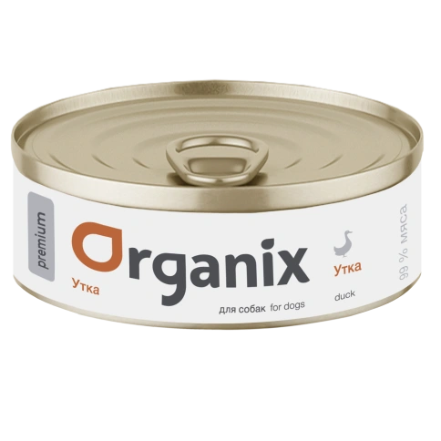 Влажный корм Organix Preventive Line Duck для собак, с уткой 99%, 100 г фото 1