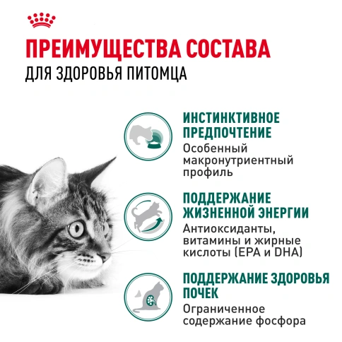 Влажный корм Royal Canin Instinctive 7+ в соусе для кошек старше 7 лет, пауч, 85 г фото 3