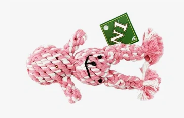 Игрушка №1 в форме зайца розово-белый, 23 см фото 1