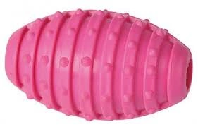 Игрушка Homepet TPR для собак, мяч регби с колокольчиком, 9,7 см фото 1