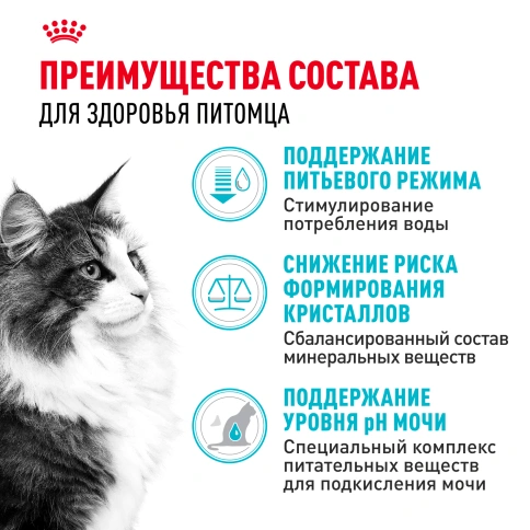 Сухой корм Royal Canin Urinary Care для кошек для профилактика мочекаменной болезни, 400 г фото 3