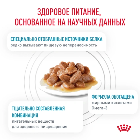 Влажный корм Royal Canin Sensitivity Control в соусе Chicken & Rice для кошек при пищевой аллергии, с курицей и рисом, пауч, 85 г фото 3