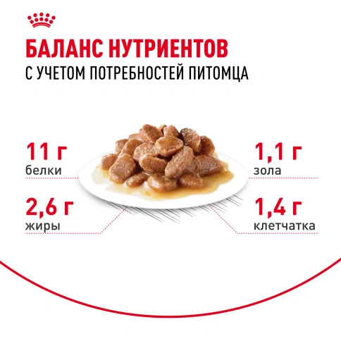Влажный корм Royal Canin Instinctive 7+ в соусе для кошек старше 7 лет, пауч, 85 г фото 4