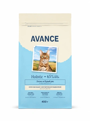 Сухой корм Almo Nature Fish & Rice для взрослых кошек со свежей морской рыбой и коричневым рисом, 400 г фото 1