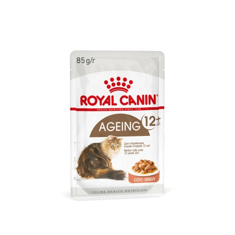 Влажный корм Royal Canin Ageing 12+ в соусе для стареющих кошек старше 12 лет, пауч, 85 г фото 16