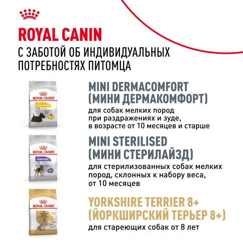 Сухой корм Royal Canin Yorkshire Terrier Adult для взрослых собак, 3 кг фото 9