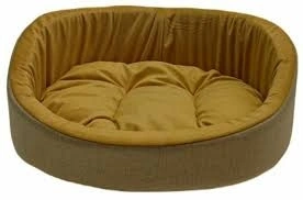 Лежак Homepet Montana для домашних животных, №2 горчичный, 49 см х 43 см х 17 см фото 1