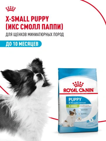 Сухой корм Royal Canin X-Small Puppy для щенков, 3 кг фото 15