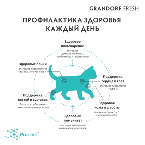 Сухой корм Grandorf Fresh Cat Lamb & Sweet Potato для котят беременных или кормящих кошек ягненок, с бататом, 400 г фото 4
