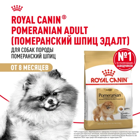 Сухой корм Royal Canin Pomeranian Adult для собак породы померанский шпиц, 500 г фото 13