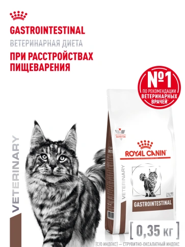 Сухой корм Royal Canin Gastrointestinal для кошек, 350 г фото 17