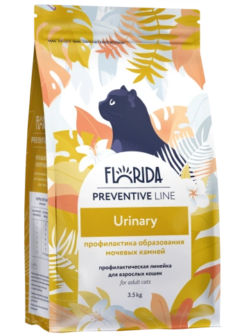 Сухой корм FLORIDA Urinary для кошек для профилактики образования мочевых камней, 3,5 кг фото 1