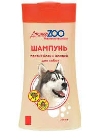 Шампунь Доктор Zoo для собак, антипаразитарный, 250 мл фото 1