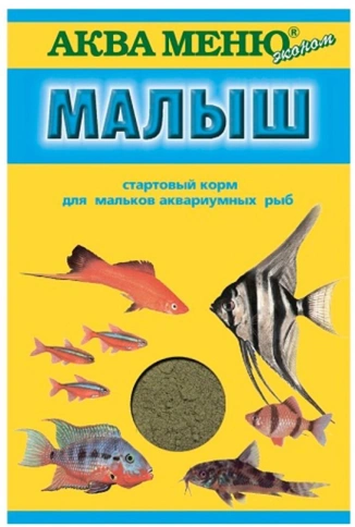 Корм Аква Меню Малыш стартовый для мальков, 15 г фото 1