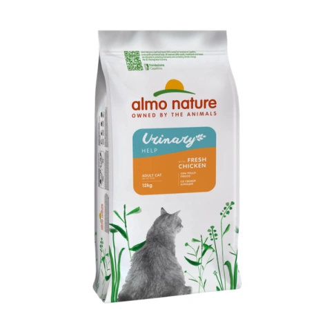 Сухой корм Almo Nature Chicken для взрослых кошек со свежей курицей для профилактики мочекаменной болезни, 2 кг фото 1