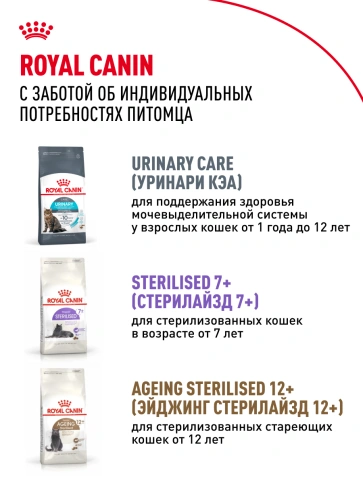 Сухой корм Royal Canin Sterilised для кастрированных котов и стерилизованных кошек фото 21