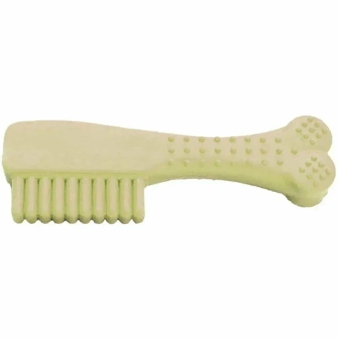 Игрушка Homepet Foam TPR Dental для собак, зубная щетка желтая, 14 см фото 1