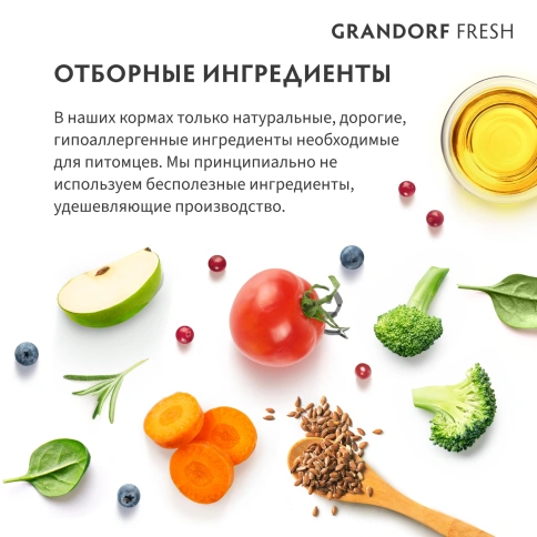 Сухой корм Grandorf Fresh Dog Lamb & Sweet Potato для юниоров средних и крупных пород беременных и кормящих собак беззерновой ягненок, с бататом, 3 кг фото 8