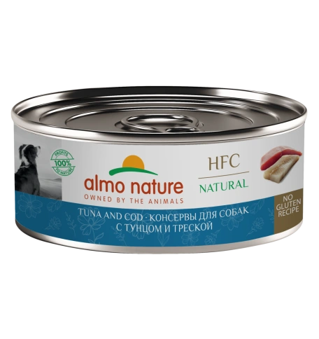 Влажный корм Almo Nature Tuna & Cod для собак, с тунцом и треской, 100 г фото 1