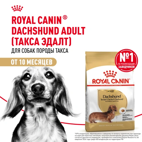 Сухой корм Royal Canin Dachshund Adult для собак породы такса, 7,5 кг фото 13