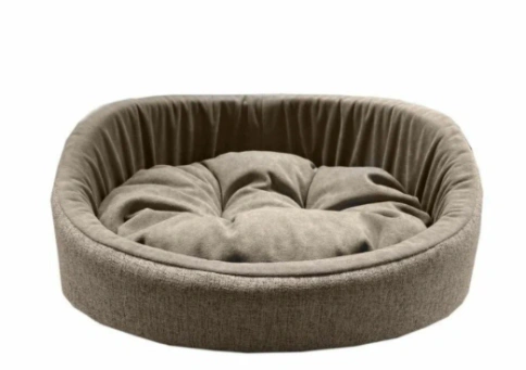Лежак Homepet для домашних животных, Жаккард Rosy grey №1 розово-серый, 43 см х 38 см х 15 см фото 1