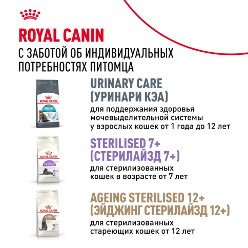 Сухой корм Royal Canin Sterilised для кастрированных котов и стерилизованных кошек фото 10