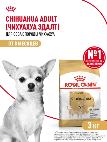 Сухой корм Royal Canin Chihuahua Adult для собак породы чихуахуа, 3 кг фото 17
