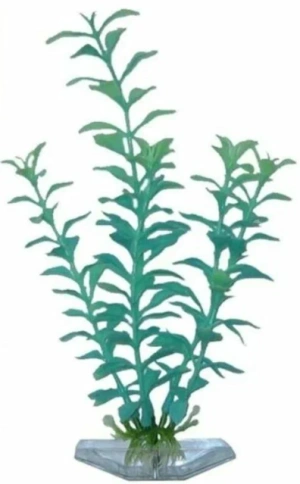 Растение Penn-Plax Blooming Ludwigia сине-зеленое светящ, 18 см фото 1