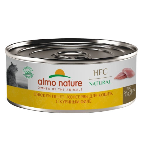 Влажный корм Almo Nature Chicken для кошек, с куриным филе, 100 г фото 1