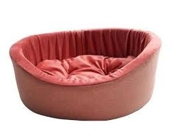 Лежак Homepet Montana для домашних животных, №1 ягодно-розовый, 43 см х 38 см х 15 см фото 1