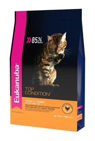 Сухой корм Eukanuba Top Condition для взрослых кошек, 2 кг фото 1