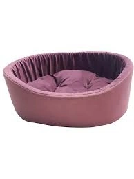 Лежак Homepet Montana для домашних животных, №2 насыщенный виноград, 49 см х 43 см х 17 см фото 1