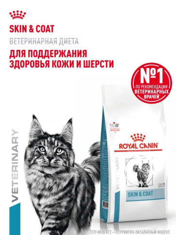 Сухой корм Royal Canin Skin & Coat для кошек, 1,5 кг фото 13