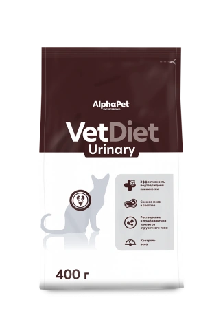 Сухой корм ALPHAPET Veterinary Diet Urinary Adult Cat, 400 г фото 2