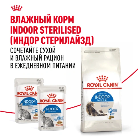Сухой корм Royal Canin Indoor Long Hair для кошек, 10 кг фото 8
