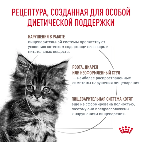 Сухой корм Royal Canin Gastrointestinal Kitten для котят, 1 кг фото 2